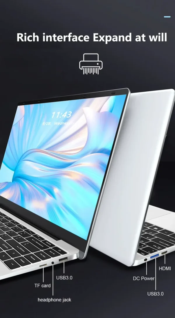 Laptop Intel Core I5-7300U 12GB RAM 1024GB SSD Notebook 1920*1080 Resolution Windows 11 Unlock Computer Office Study gamer PC - Image 9