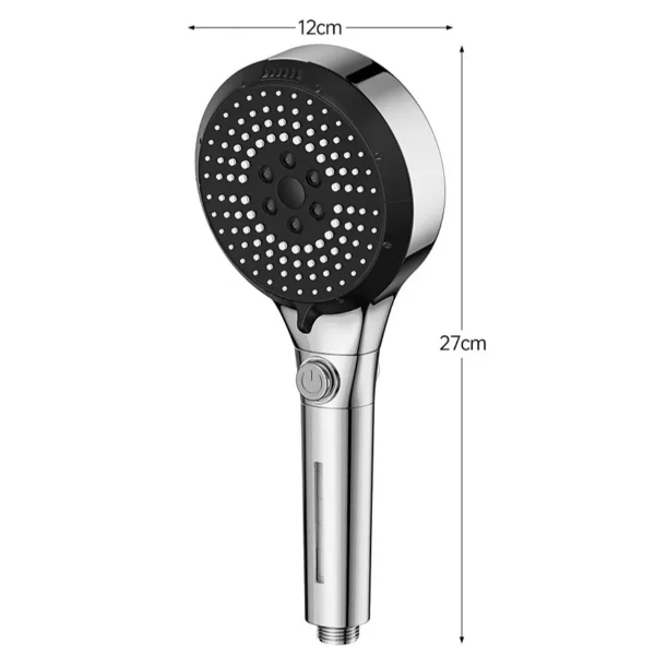 Booster Nozzle 6 Modes Shower Multifunctional Adjustable Large Panel Bath Home Bathroom Large Water Volume Shower Set - Image 17