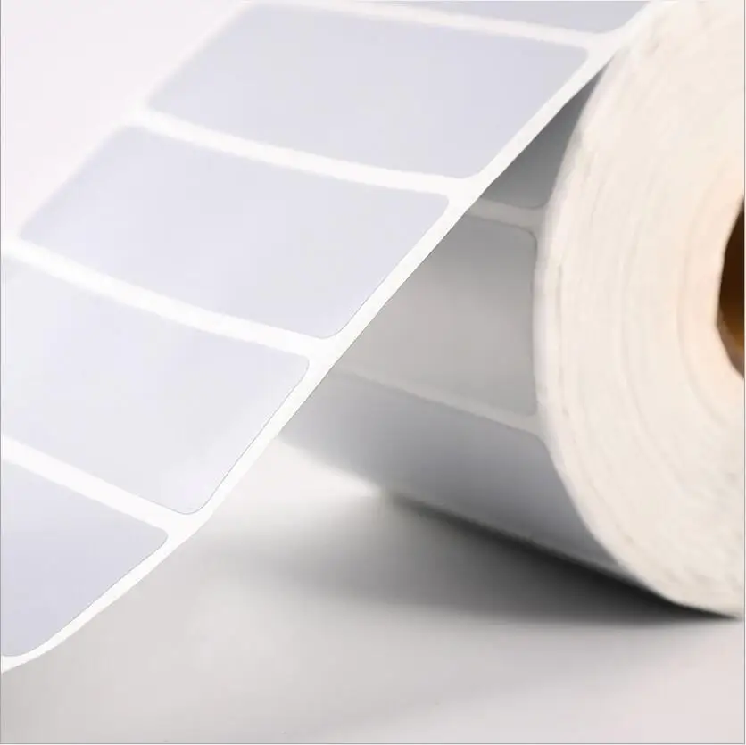 Silver Thermal Transfer Labels PET barcode adhesive sticker Waterproof Tear-proof oil-proof Thermal Transfer Ribbon Printer Stic - Image 2