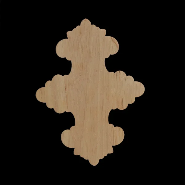 WMQE Unpainted Carved Exquisite Long Round Wooden Home Decoration Window Decoration Doors Wood Applique Wood Decal Wood Craft - Image 92