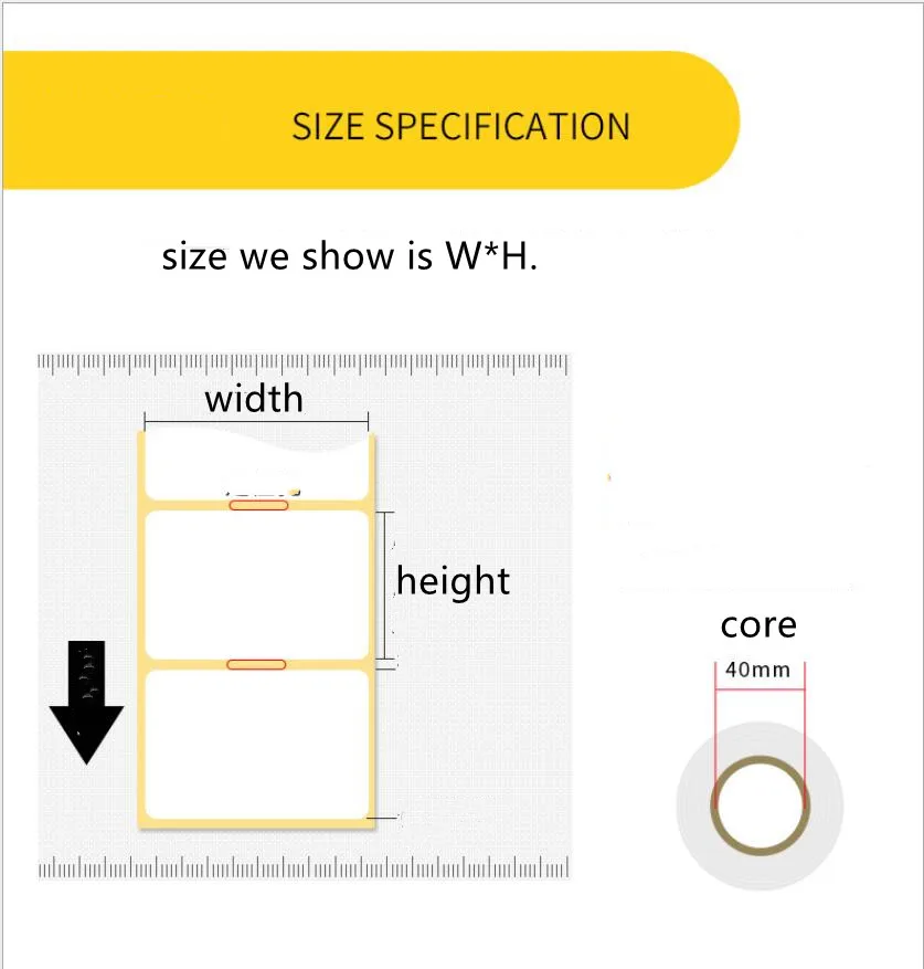 Silver Thermal Transfer Labels PET barcode adhesive sticker Waterproof Tear-proof oil-proof Thermal Transfer Ribbon Printer Stic - Image 30