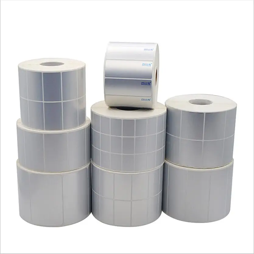 Silver Thermal Transfer Labels PET barcode adhesive sticker Waterproof Tear-proof oil-proof Thermal Transfer Ribbon Printer Stic - Image 32