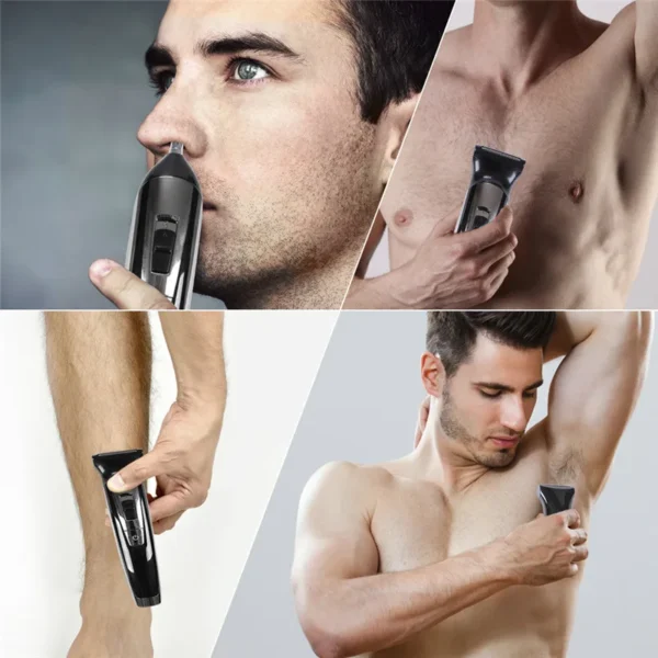 All In One Grooming Kit Electric Shaver For Men Face Body Beard Hair Trimmer Electric Razor Rechargeable Shaving Machine Set - Image 2