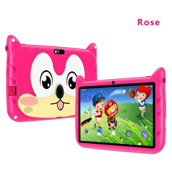 BDF New 7 Inch Cartoon Pattern Kids' tablets Quad Core 4GB RAM 64GB ROM 5G WiFi Learning Education Games Tablet Children's Gift - Image 7