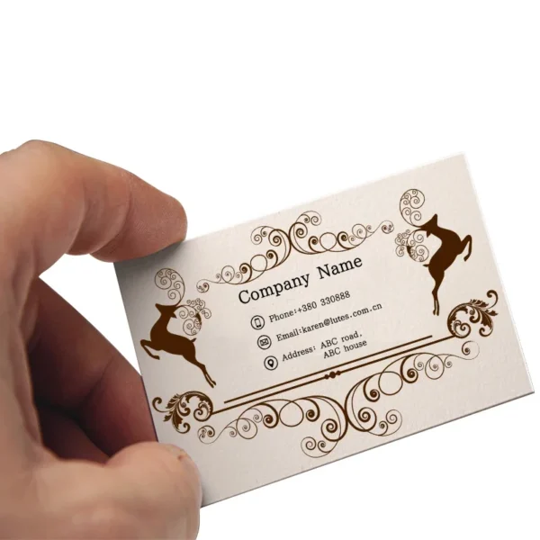 100Pcs Design Custom logo business card paper printing Personalized Wedding invitations Birthday Greeting card Scrapbook - Image 39