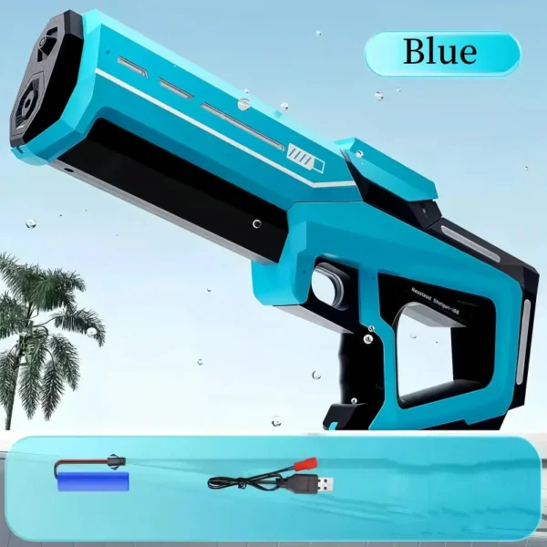 The bestselling children's toy electric water gun can spray water continuously, automatically suck up water and has a long range - Image 11