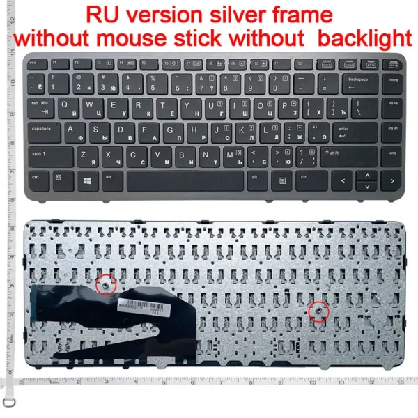 US/RU/FR/SP/UK NEW Keyboard For HP 840 845 850 G1/G2 740 G1/G2 745 750 G1/G2 ZBook 14 G1/G2 15U G1/G2 laptop - Image 15