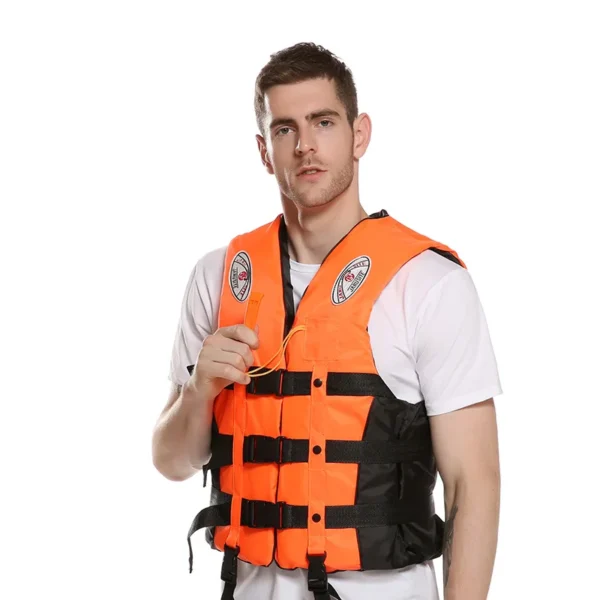 S ,M ,L,XL ,2XL ,3XL Swimming Buoyancy Sea Fishing Life Jacket Outdoor Sports Adult Waistcoat Life Jacket Coated Oxford Cloth - Image 18