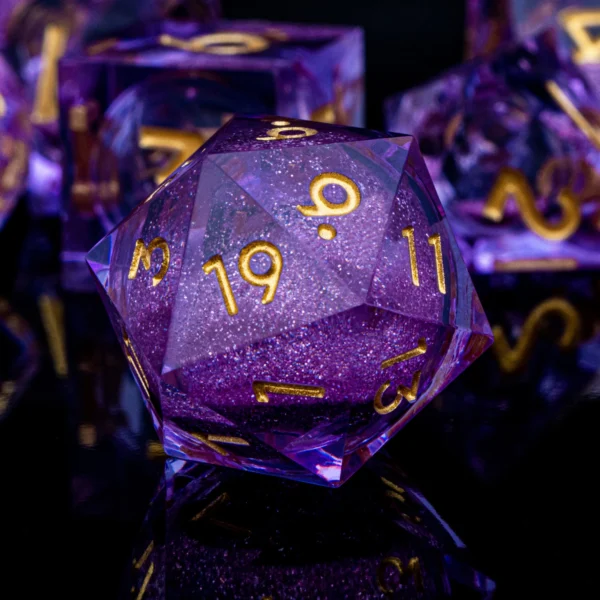 D20 DND Resin Dice Set D&D D6 Sharp Edges Dice Dungeon and Dragon Role Playing Game RPG Polyhedral Dice D20 D12 D10 D8 D6 D4 - Image 37