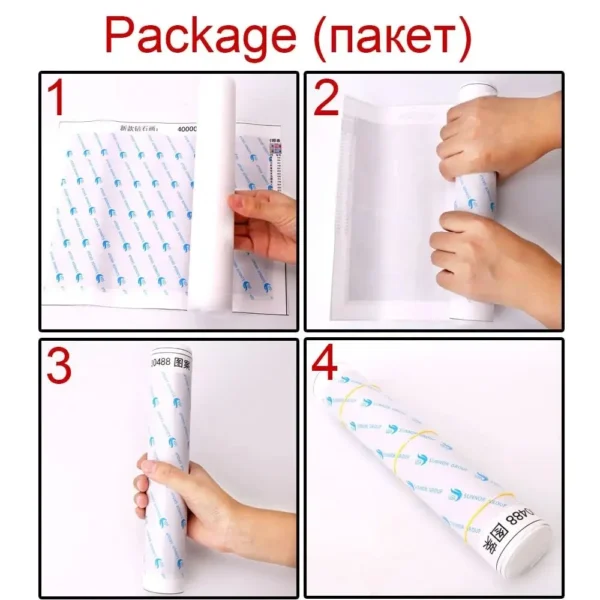 HOMFUN Diamond Painting Tray Storage Box With lid，5D Embroidery Point Drill Accessories Tools Beading Curved Lock Buckle Plates - Image 17