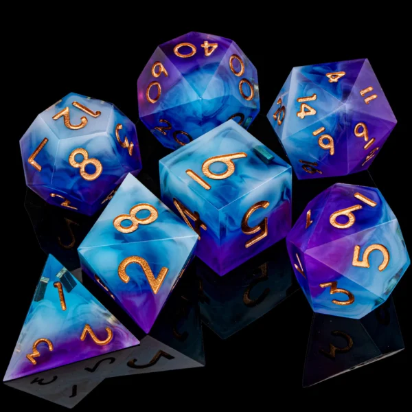 D20 DND Resin Dice Set D&D D6 Sharp Edges Dice Dungeon and Dragon Role Playing Game RPG Polyhedral Dice D20 D12 D10 D8 D6 D4 - Image 78