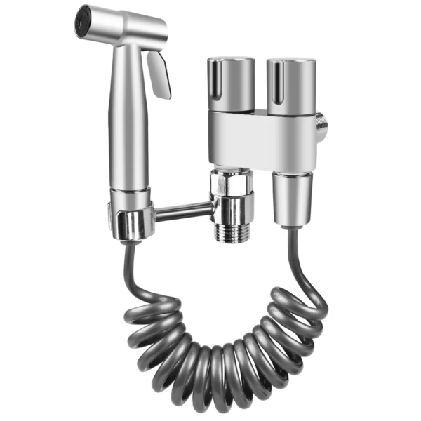 Toilet Handheld Bidet Sprayer Set Stainless Steel Spray Gun For Bathroom Shower Cleaning Personal Hygiene Accessories - Image 7