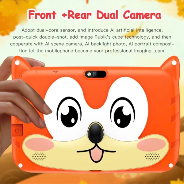 BDF 7 Inch Kid Tablet Android 13, 4GB RAM 64GB ROM,1TB Expand,5G WiFi,4000MAH Battery,Dual Camera, Children's Gift Kids Software - Image 9
