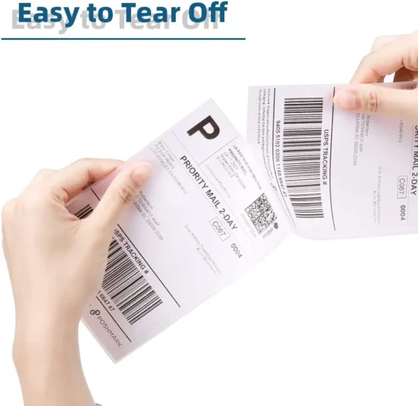 100/500 Sheets  Phomemo Thermal Label Sticker 100x150mm Shipping Labels for Postage Barcode Compatible with PM241 PM246S Printer - Image 4