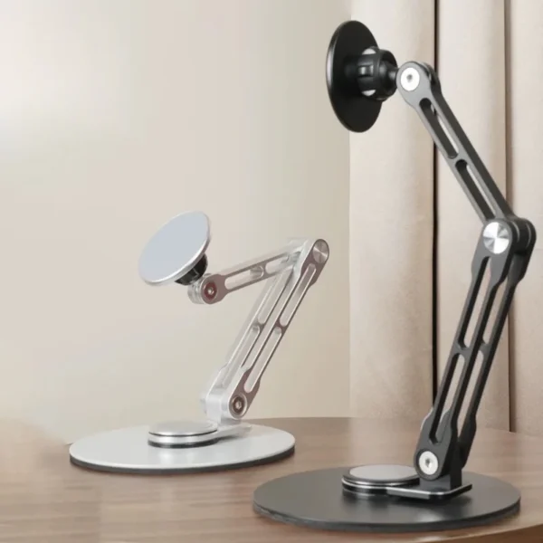 Portable Tablet Stand Aluminum Alloy Bracket Monitor Holder VESA Mount Metal Stand Foldable Adjustable Desktop Magnetic Bracket - Image 5