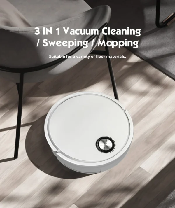 App & Remote Control Robotic Vacuum Cleaner:Household wet and dry sweeping machine with water tank - Image 19