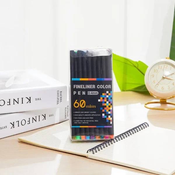 12-100pcs Colorful Line Drawing Pen Set Micro Tip Fineliner Pen Drawing Painting Sketch Fine Art Marker Office School Stationery - Image 12