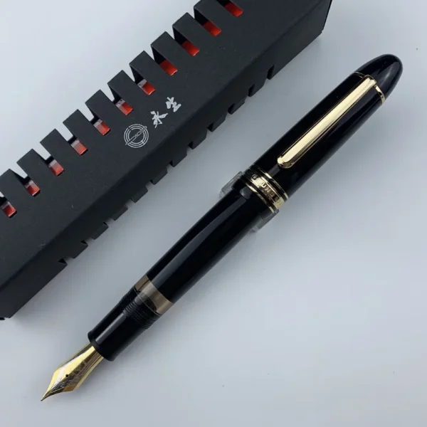 Smooth Wingsung 630 Resin Fountain Pen 8# Iraurita Fine Nib Brief Piston Gold Clip Pen Business Writing School Stationery Gifts - Image 34