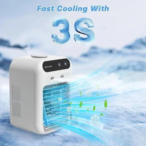 Household Humidification Spray Fan USB Desktop Small Portable Cooling Fan Mini Spray Cooling Fan Mobile Desktop Air Cooler - Image 4