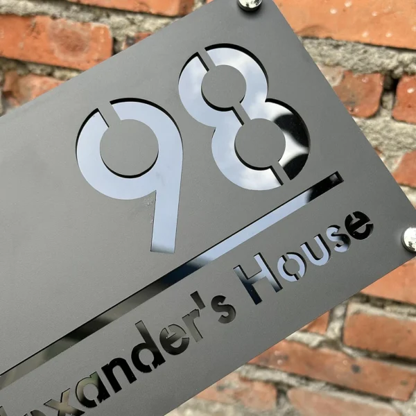 Personalized Street House Number Outdoor With Nails Custom House Number Plate 3D Laser Cut Acrylic Address Plaque Door Sign Hot - Image 23