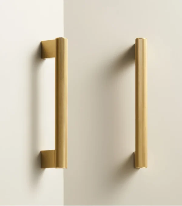 Nurlin Solid Brass New Linear Cabinet Knobs Long T-bar Furniture Wardrobe Drawer Handles Pull Closet Bars Square Feet - Image 39