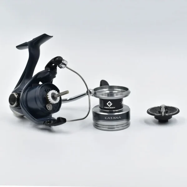 SHIMANO CATANA Spinning Fishing Reel 3+1BB Metal Spool G-Free Body and Propulsion Line Management System - Image 4