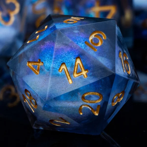 D20 DND Resin Dice Set D&D D6 Sharp Edges Dice Dungeon and Dragon Role Playing Game RPG Polyhedral Dice D20 D12 D10 D8 D6 D4 - Image 45