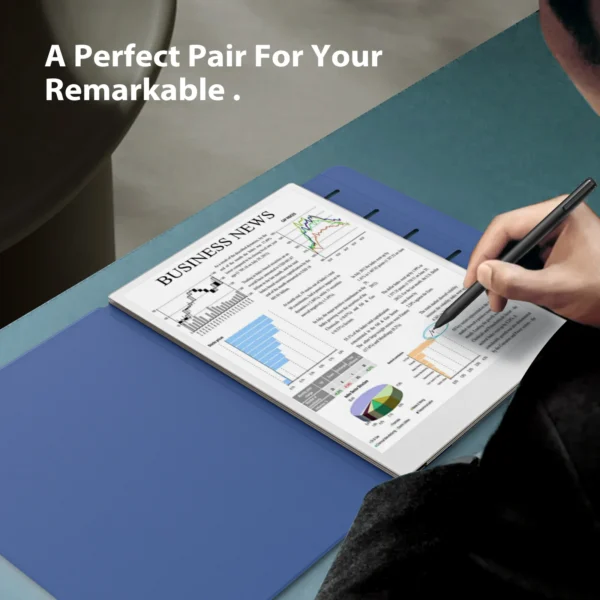 Magnetic Case for Remarkable Paper Pro 11.8 Inch 2024 Lightweight Book Folio Cover with Pen Clasp for Remarkable Paper Pro - Image 10