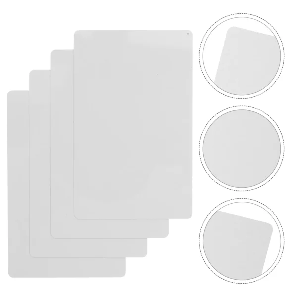 100 Pcs Blank Metal Business Cards Aluminum Sublimation Blanks Diy Name Plates Gift Cards Printing Products Business Name Tags - Image 8