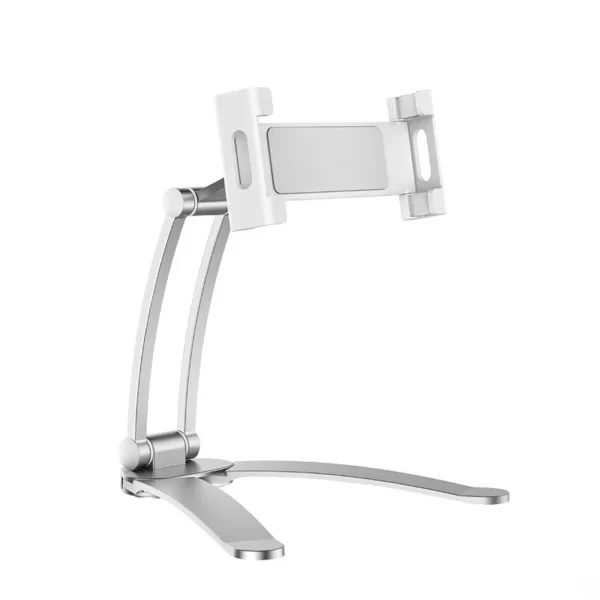 Kitchen Cabinet Wall Tablet Mount 360° Rotating Metal Phone Tablet Bracket 5-13.5” Devices for IPad IPhone Tab Stand on Desktop - Image 7