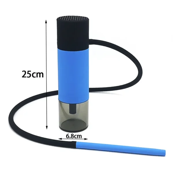 Portable Car Hookah Set with Silicone Hose Mini Shisha for Outdoor Travel Mobile Shisha Narguile Chicha Cachimbas - Image 16