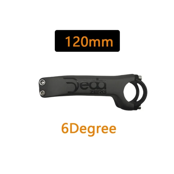 Full Carbon Riser Handlebar, Aluminum Cap, Road Mountain Bike Stems, Angle -6 Degree,-17 Degree, Matte, 31.8x70-130mm - Image 17