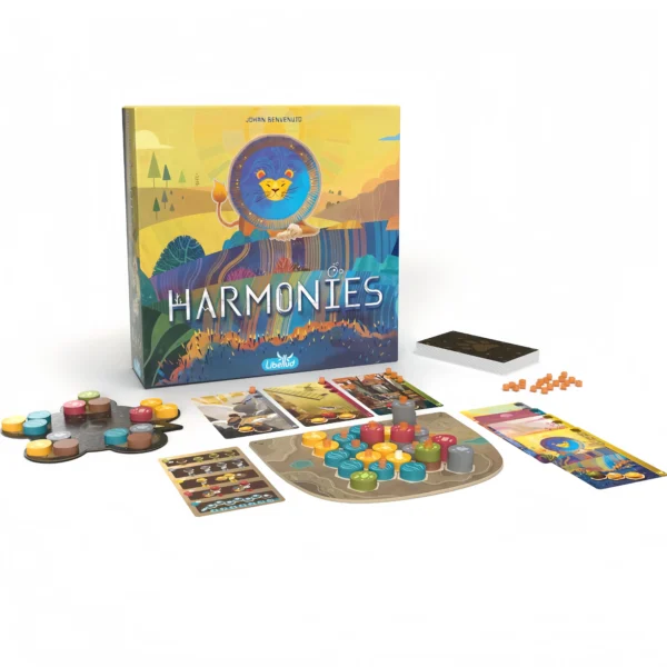 "Harmonies: A 30-Minute Table Game for 1-4 Players, Suitable for Ages 10+ | Combining Strategy and Poetry, Creating Unique Scene - Image 3