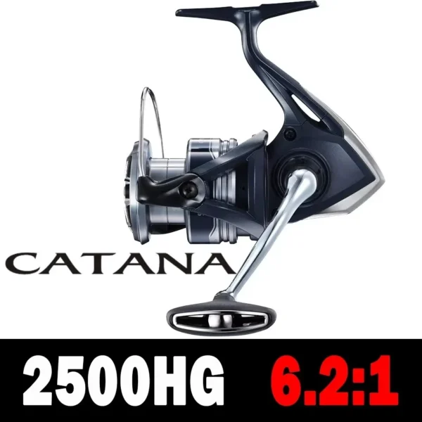 SHIMANO CATANA Spinning Fishing Reel 3+1BB Metal Spool G-Free Body and Propulsion Line Management System - Image 10