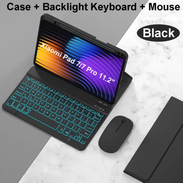Case for Xiaomi Pad 7 11.2 inch, Bluetooth keyboard case for Xiaomi Pad 7 Pro 11.2 inch - Image 9