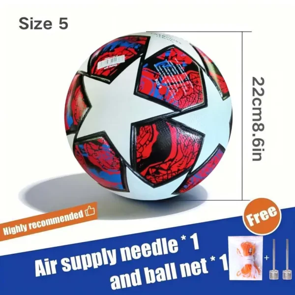 Standard Size 5 Size 4 Soccer Ball Professional Outdoors Sports Match Balls Training Seamless Football High Quality Pu Material - Image 4