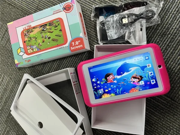 Dropshipping 7 INCH E98 Android 10.0 KID Gift Tablet PC 1GBRAM +16G ROM  With Silicon Bracket Case Dual Camera WIFI - Image 15