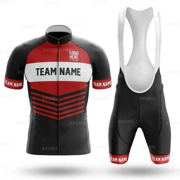 2022 Customize Summer Unisex Cycling Jersey Set Breathable Mountain Bike Rally Team Uniform Racing Bike Jersey Cycling Clothing - Image 22
