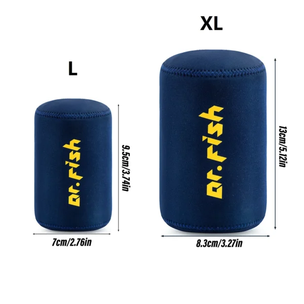 2pcs Fishing Baitcasting Reel Bag Cover Protective Case Fishing Pouch Package Storage Conventional Casting Reel Trolling Reel - Image 3