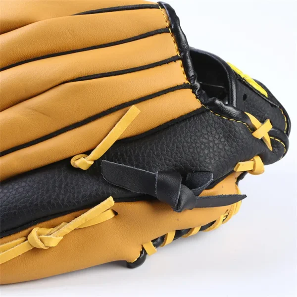 Professional Baseball Gloves 11.5/12.5inch Youths Adults Genuine Leather Baseball Mitt Gear Softball Training Catcher Gloves - Image 12
