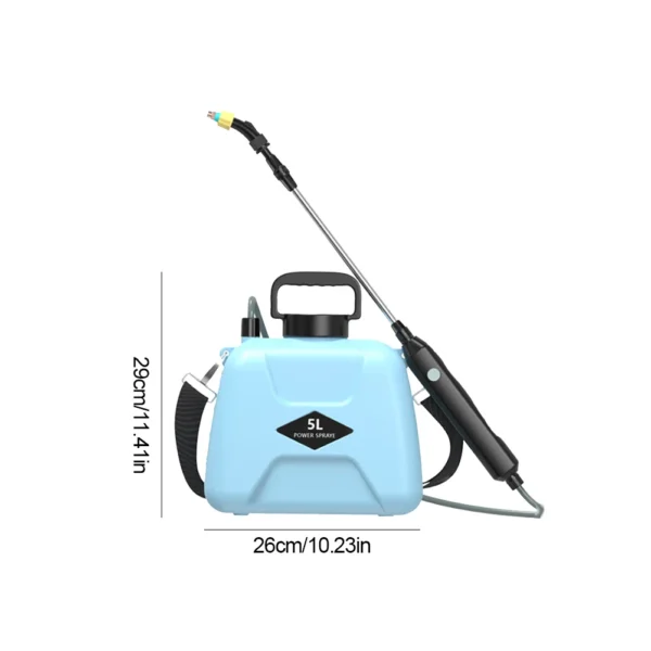 5L Electric Sprayer Garden Automatic Atomization USB Rechargeable Plant Sprayer Bottle with Shoulder Strap Garden Watering Tool - Image 6