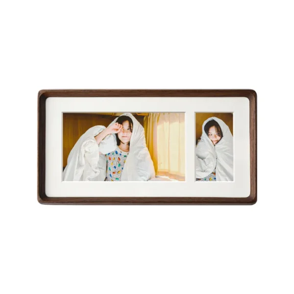 New Stylish DIY Dual and Triple Grid Photo Frames Creative Solid Wood Tabletop Display Frame Solid Wood Picture Holder - Image 6