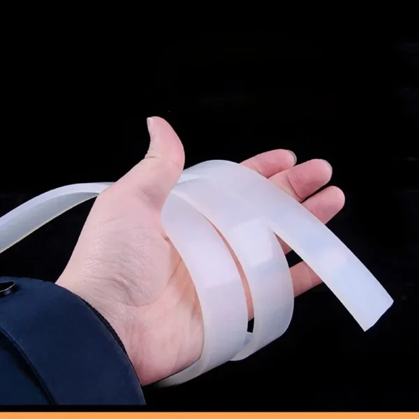 Thickness 1mm-5mm Width 10mm-60mm Solid Silicone Rubber Sealing Strip Square Weatherstrip Anti Oil High Temperature Seal Gasket - Image 2