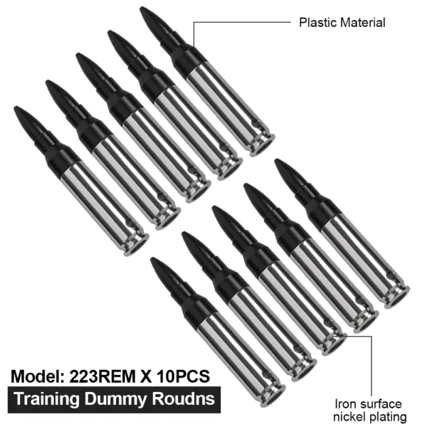 223 Dummy round Practice playing Training bullets 6/12pcs - Image 2