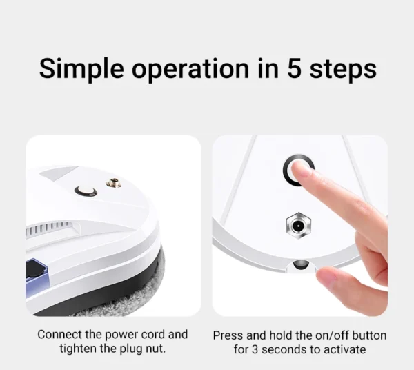 DIVEDEER Intelligent water spray window cleaner with automatic water spray function anti-fall magnetic glass home smart cleaner - Image 31