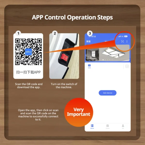 App & Remote Control Robotic Vacuum Cleaner:Household wet and dry sweeping machine with water tank - Image 5