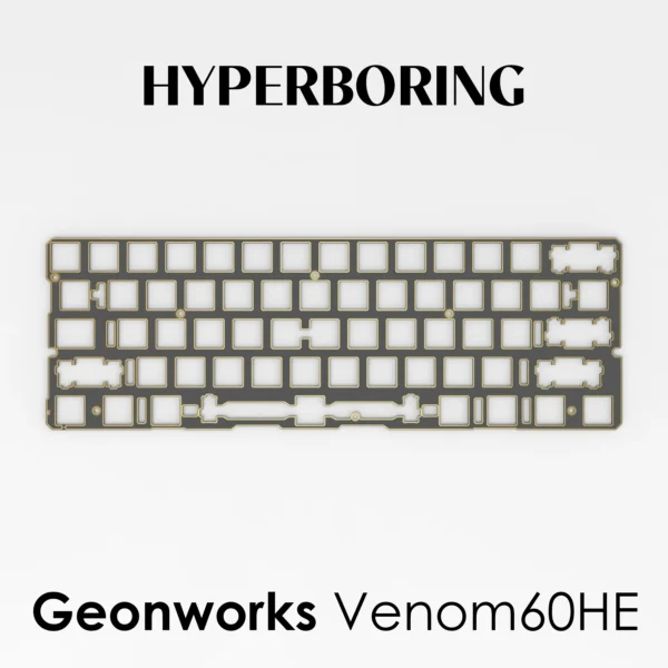 Geonworks Venom 60HE Keyboard Plate FR4 Aluminum PC Sound Foam Pack - Image 6