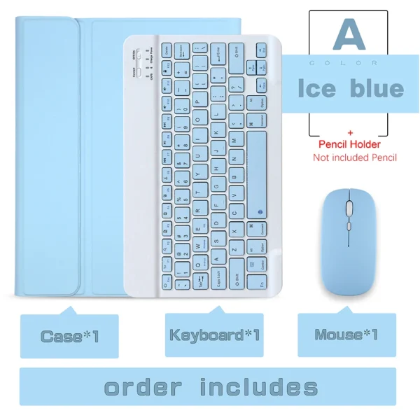 2025 M3 For iPad Air7 Air2 13 11 Case Keyboard Wireless Mouse Magic M2 For iPad 10th Air6 Air 13 Case Bluetooth Keyboard Cover - Image 15