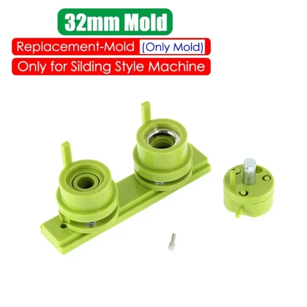 DIY Combination Badge Button Maker Machine Sliding Style Badge Button Machine Host Replacement 25/32/37/44/58/75mm Badge Mold - Image 7