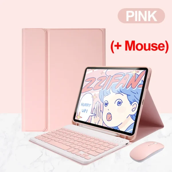 For iPad 10th Generation 10.9 inch 2022 Case with Keyboard Cover Wireless Bluetooth magnetic PU Leather For iPad 10 Case 10.9" - Image 13